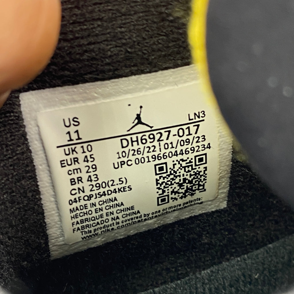 Air Jordan 4 Retro "Thunder" 2023 New Size 11