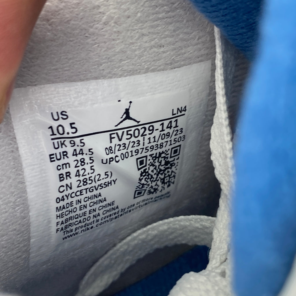 Air Jordan 4 Retro "Military Blue" 2024 New Size 10.5