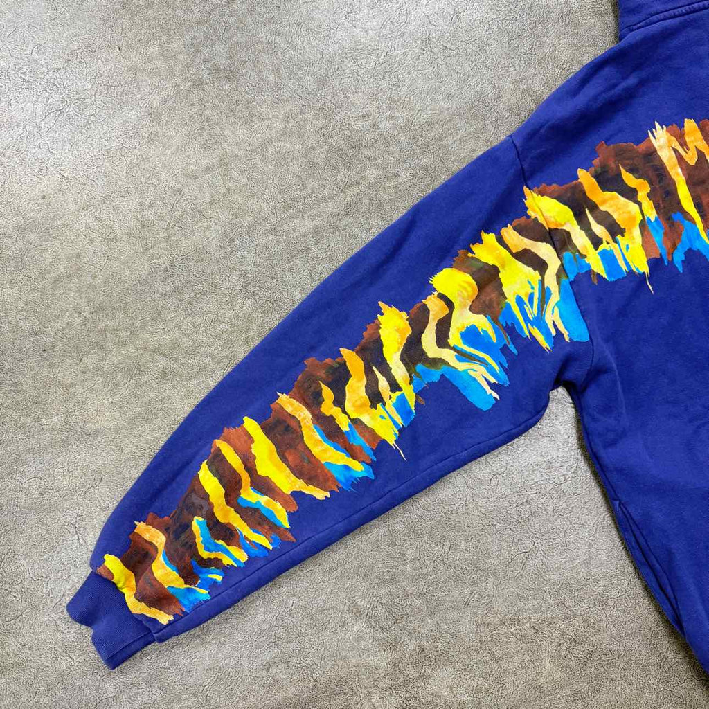 Marni Hoodie "PAINTED" Purple Used Size 46