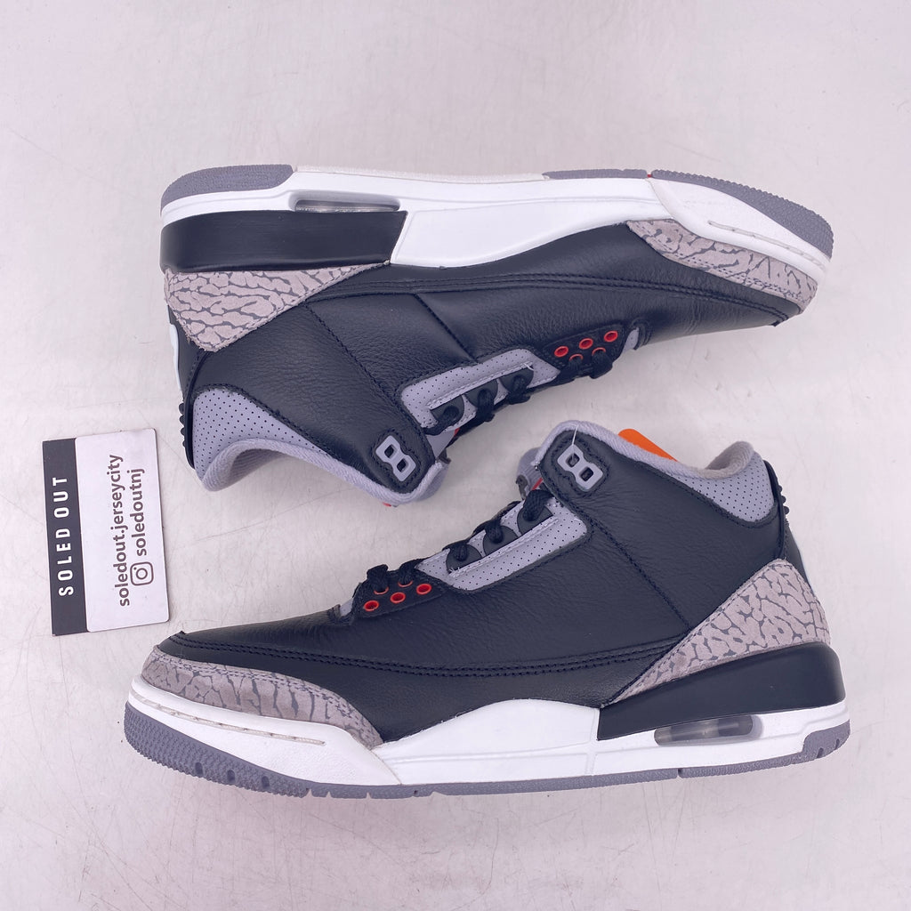 Air Jordan 3 Retro "Black Cement" 2024 Used Size 8.5