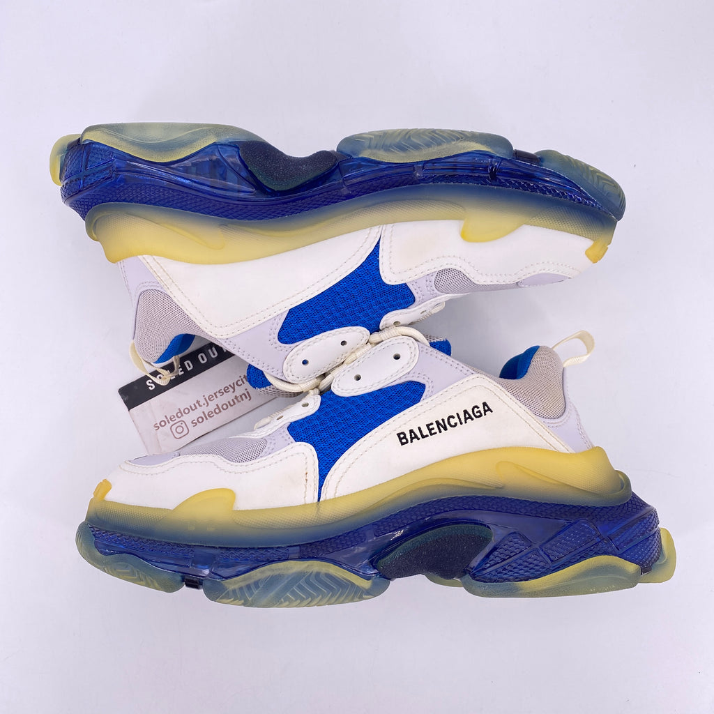Balenciaga Triple S "White Blue"  New Size 40