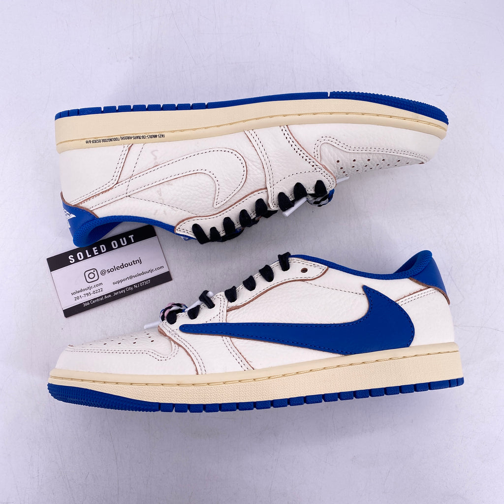 Air Jordan 1 Retro Low "Travis Fragment Military Blue" 2025 New Size 8.5