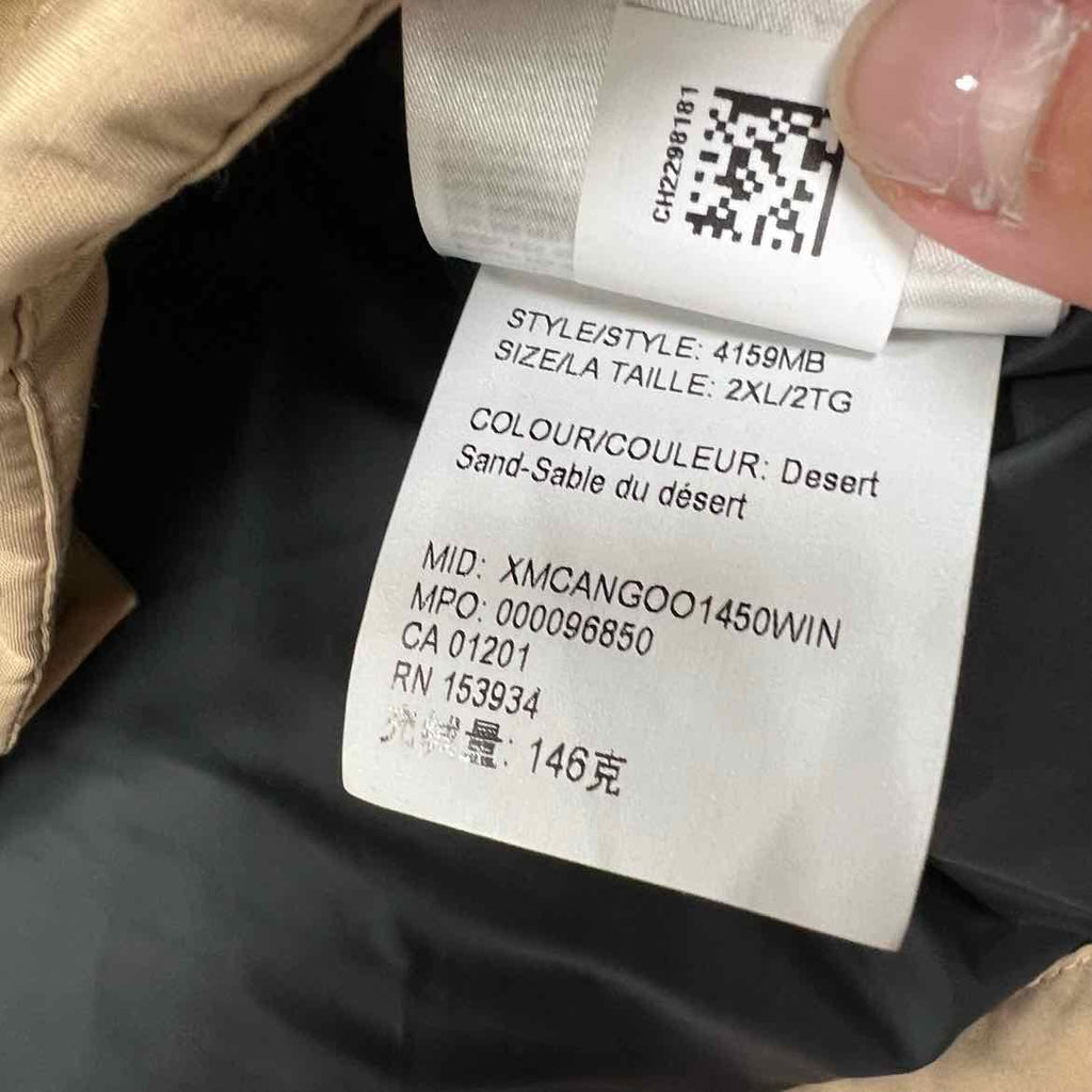 Canada Goose Vest Khaki Used Size 2XL