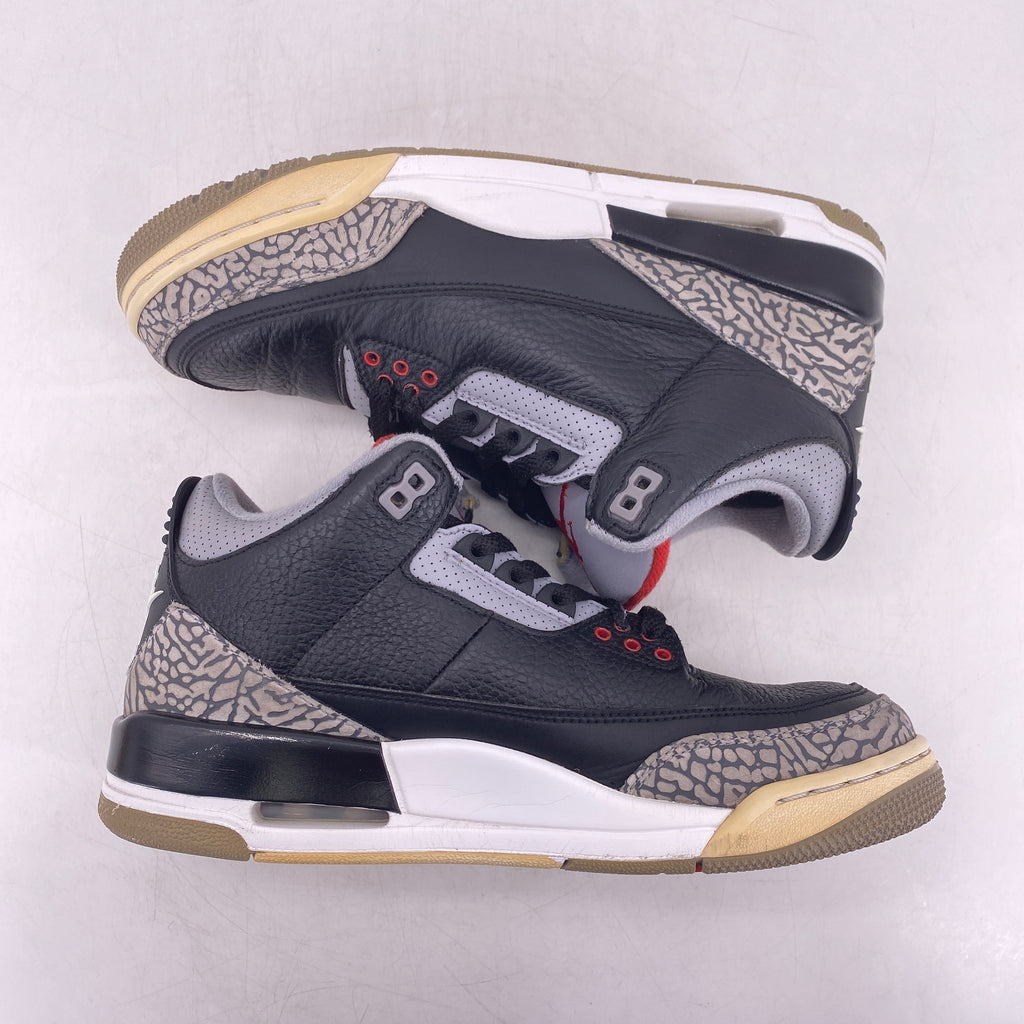 Air Jordan 3 Retro "Black Cement" 2018 Used Size 8