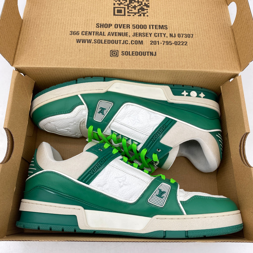 Louis Vuitton Trainer "Green" 2021 Used Size 10LV