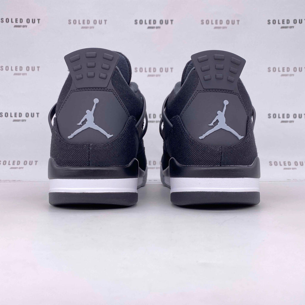 Air Jordan 4 Retro "Black Canvas" 2022 New Size 11