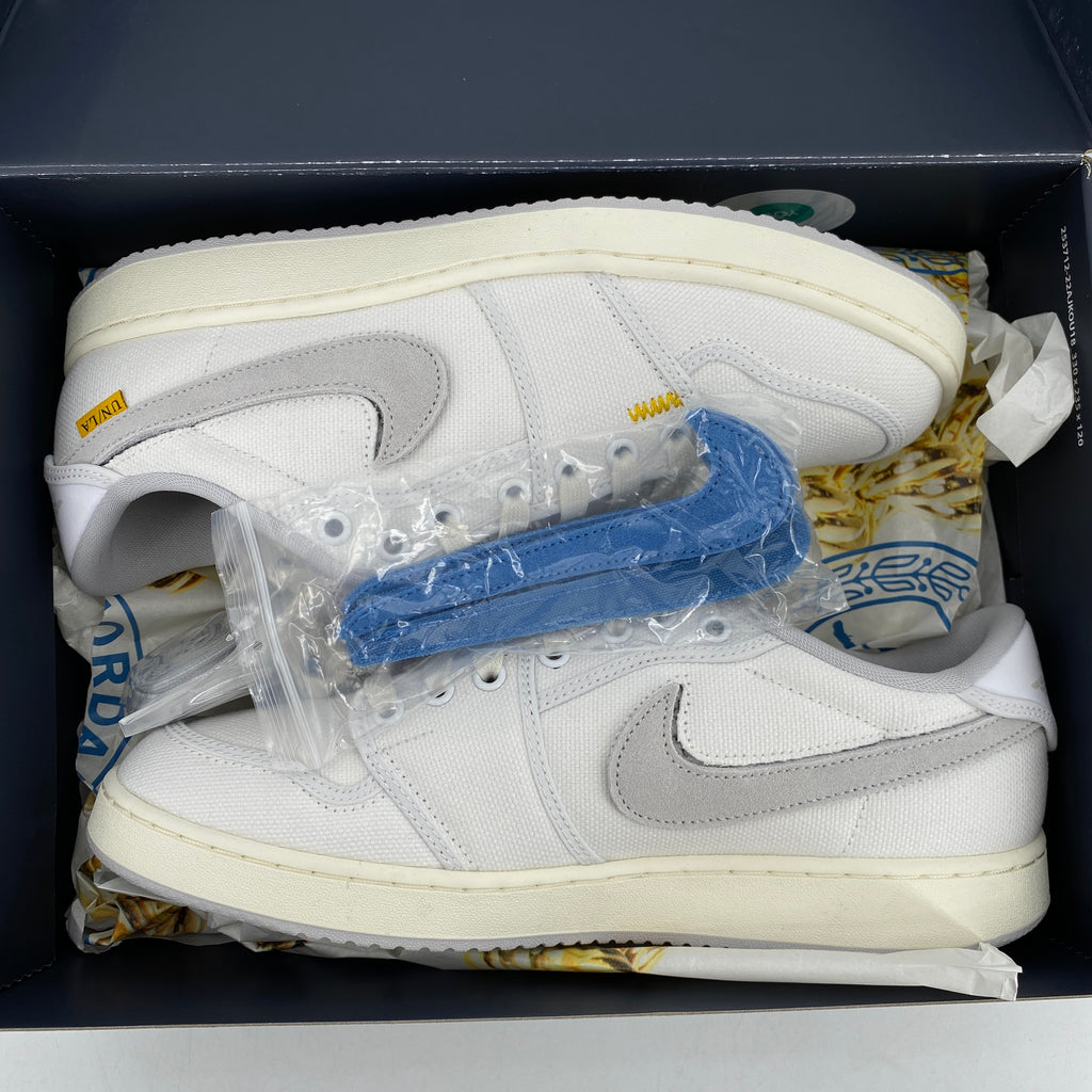 Air Jordan 1 Retro AJKO Low "Union White Canvas" 2023 New Size 10.5