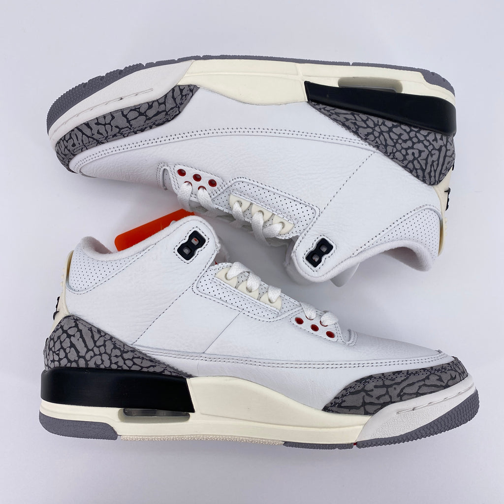 Air Jordan 3 Retro "White Cement" 2023 New Size 8.5
