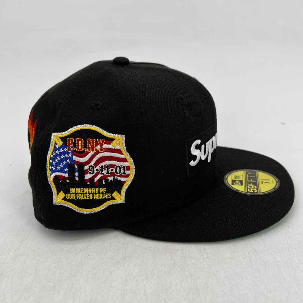 Supreme Fitted Hat "FDNY" 2026 New Black Size 7 3/8