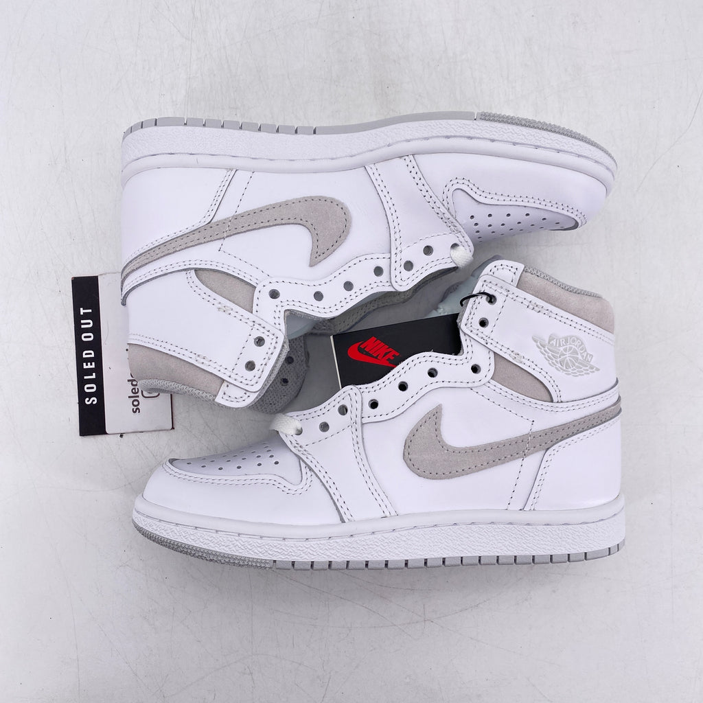 Air Jordan 1 HI 85' "Neutral Grey" 2021 New Size 4