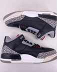 Air Jordan 3 Retro "Black Cement" 2018 Used Size 7.5