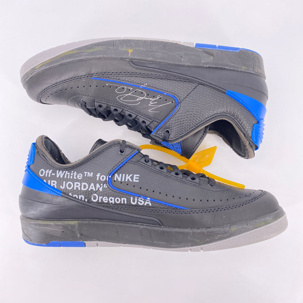 Air Jordan 2 Retro Low "Ow Black Blue" 2021 Used Size 10
