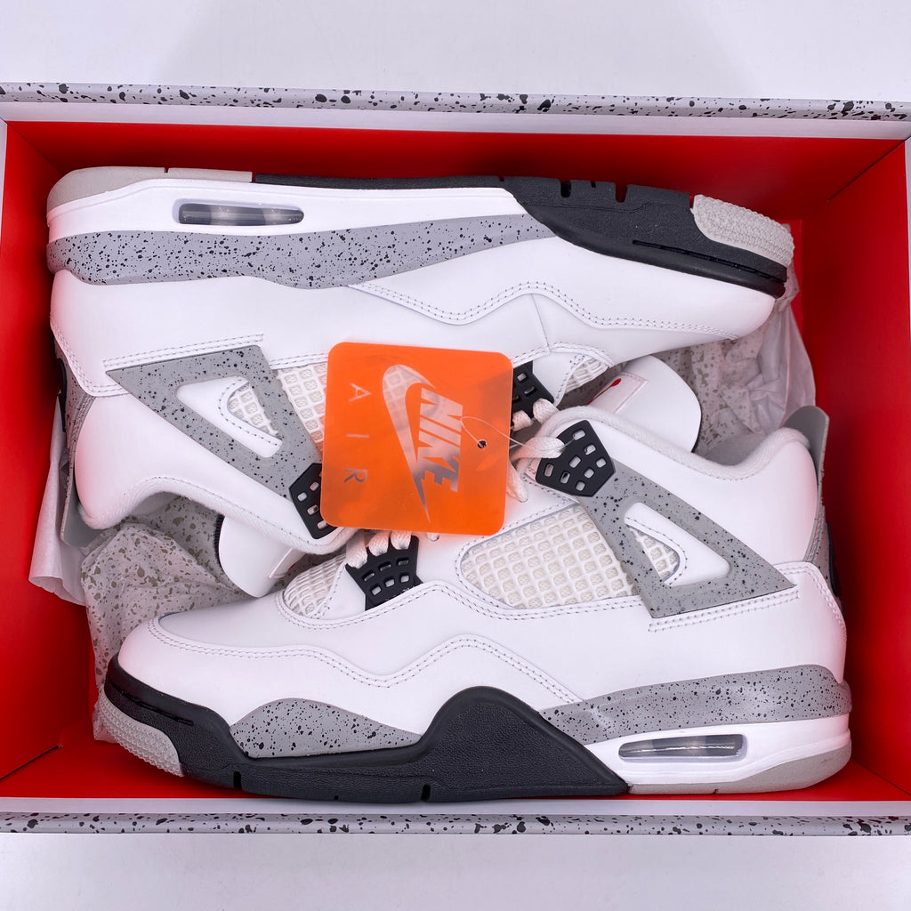 Air Jordan 4 Retro "White Cement" 2025 New Size 9