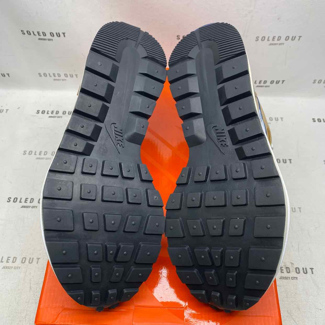 Nike Vaporwaffle / Sacai &quot;Sesame Blue Void&quot; 2021 New Size 9