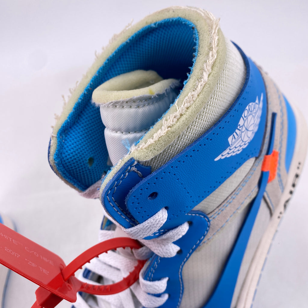 Air Jordan 1 Retro High OG "Off White Unc" 2018 New Size 8.5