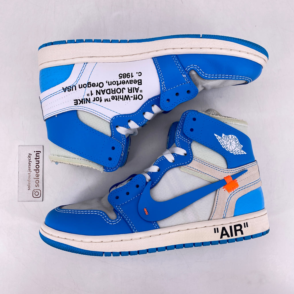 Air Jordan 1 Retro High OG "Off White Unc" 2018 Used Size 7
