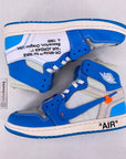 Air Jordan 1 Retro High OG "Off White Unc" 2018 Used Size 7