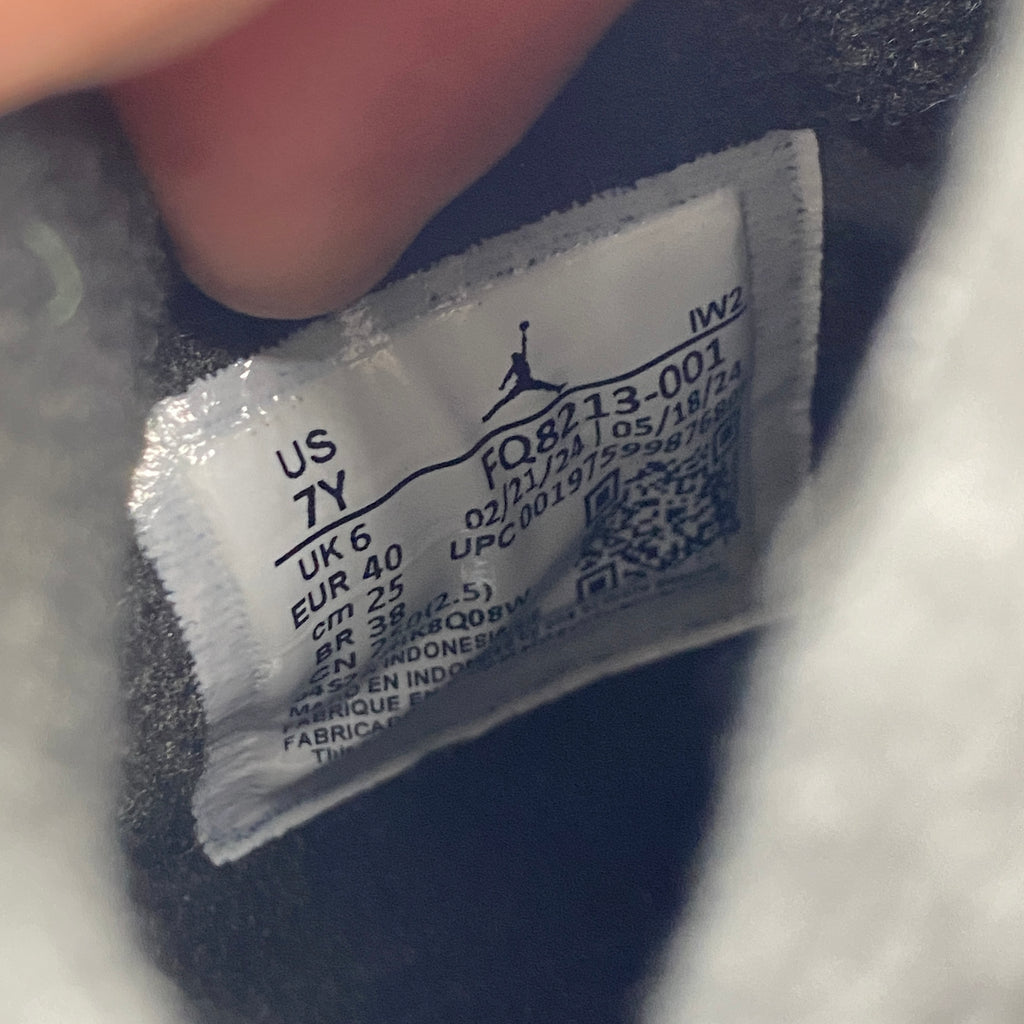 Air Jordan (GS) 4 Retro "White Thunder" 2024 New Size 7Y