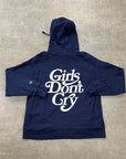 Girls Dont Cry Hoodie "WAVES" Navy Used Size XL