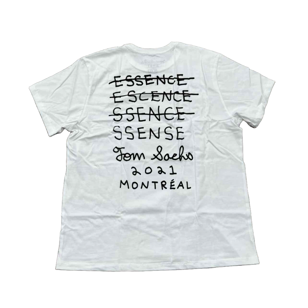 Tom Sachs T-Shirt "SSENSE" White New Size L