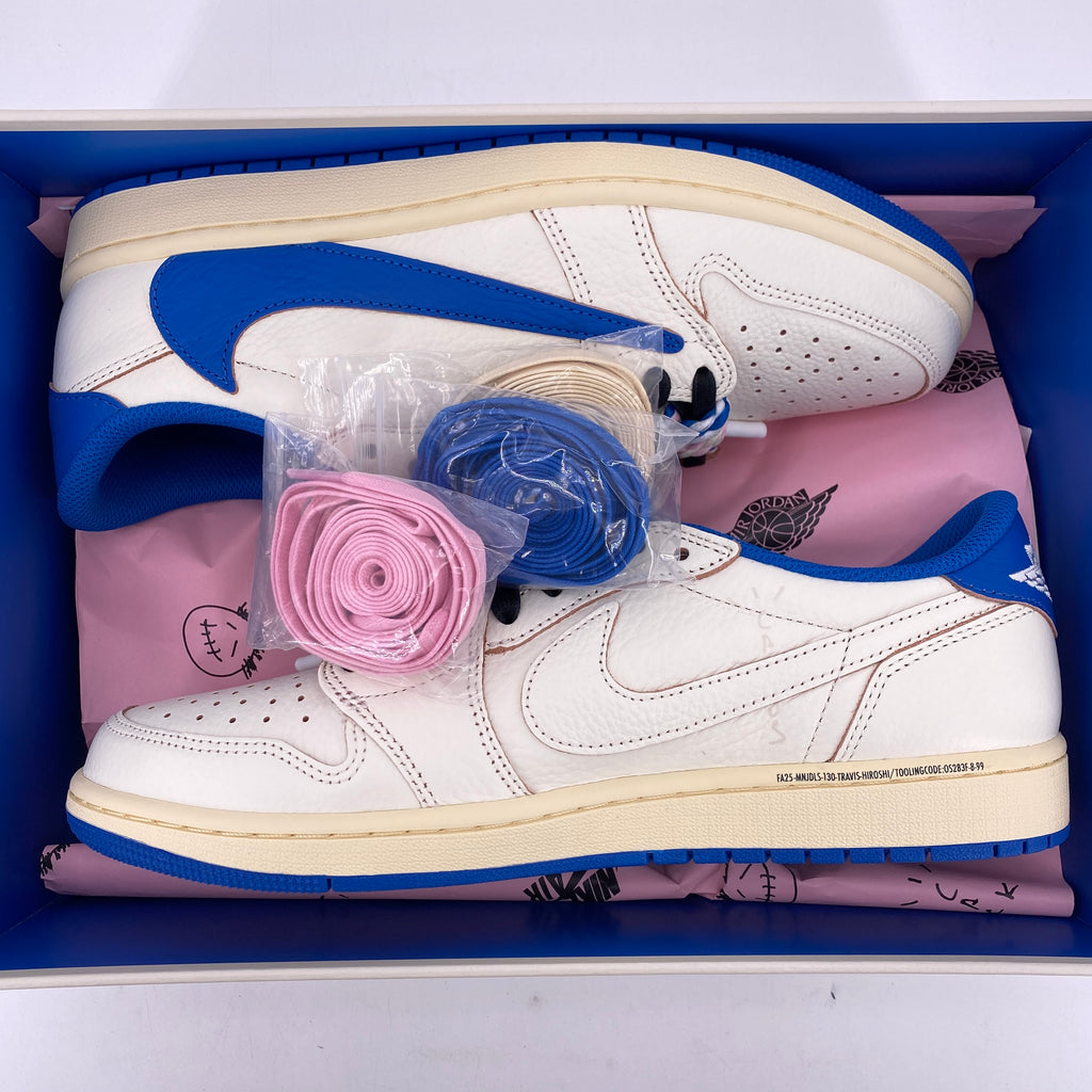 Air Jordan 1 Retro Low "Travis Fragment Military Blue" 2025 New Size 10