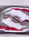 Air Jordan 3 Retro "Cardinal Red" 2022 Used Size 8