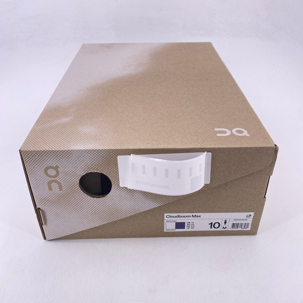 ON Cloudboom "White Juniper" 2026 New Size 10