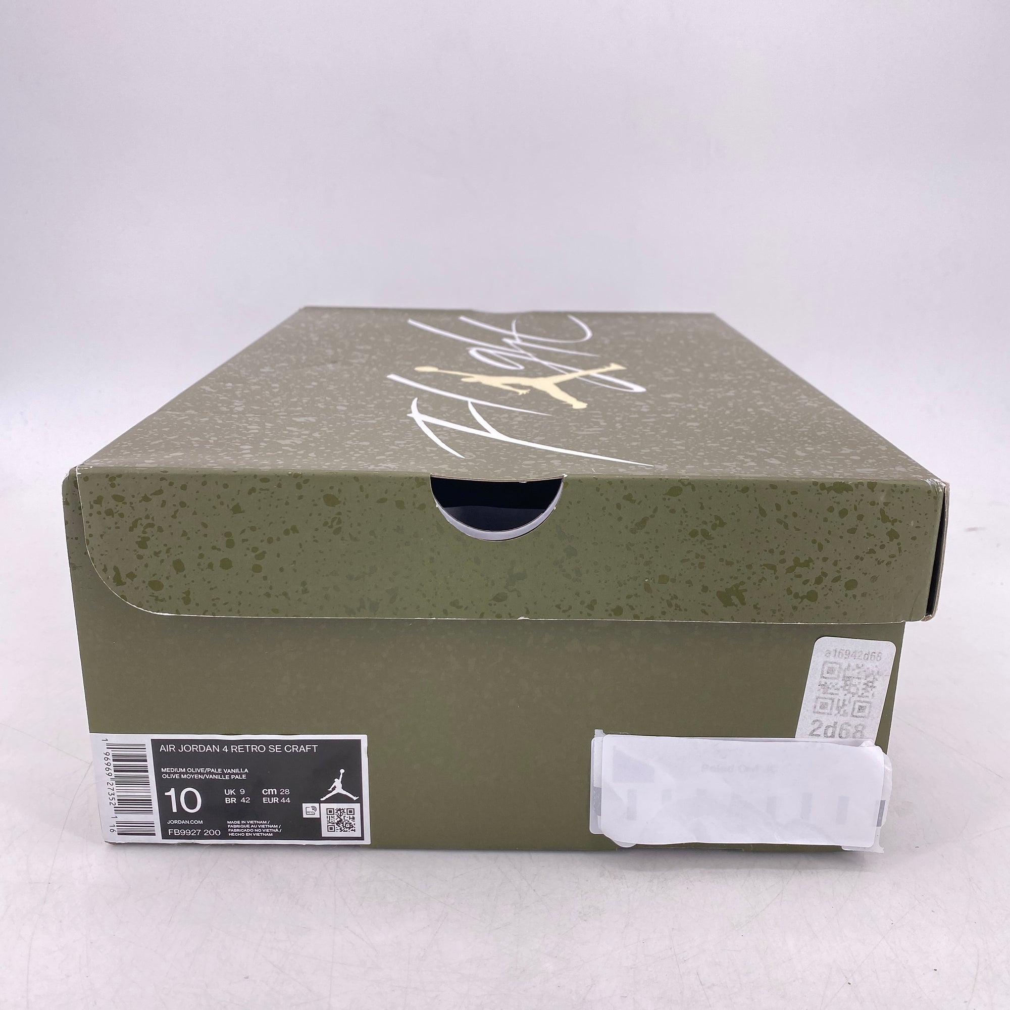 Air Jordan 4 Retro &quot;Medium Olive&quot; 2023 New Size 10