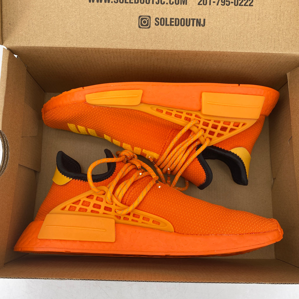 Adidas NMD HU "Pharrell Orange" 2021 Used Size 9