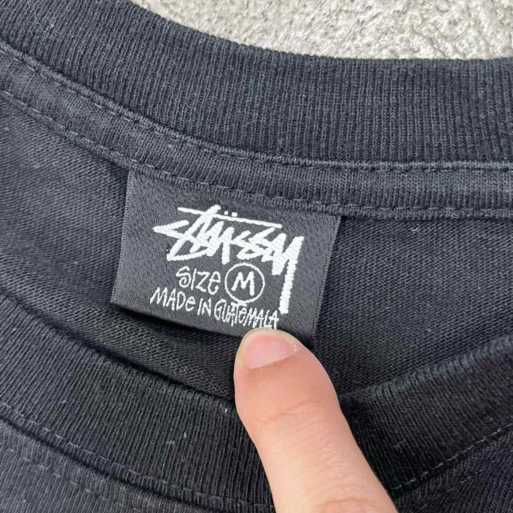 Stussy Long Sleeve "STUSSY X CPFM" Black Used Size M