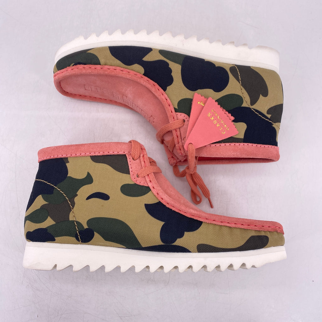 Clarks Wallabee "Bape Coral Combi" 2020 Used Size 9