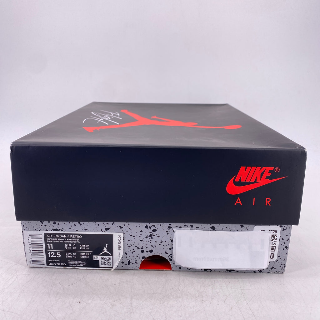 Air Jordan 4 Retro "Fire Red" 2020 New Size 11