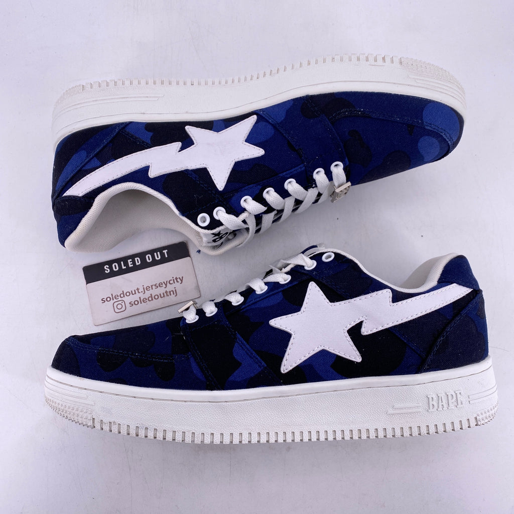 Bape Bapesta "Color Camo Navy" 2018 Used Size 12