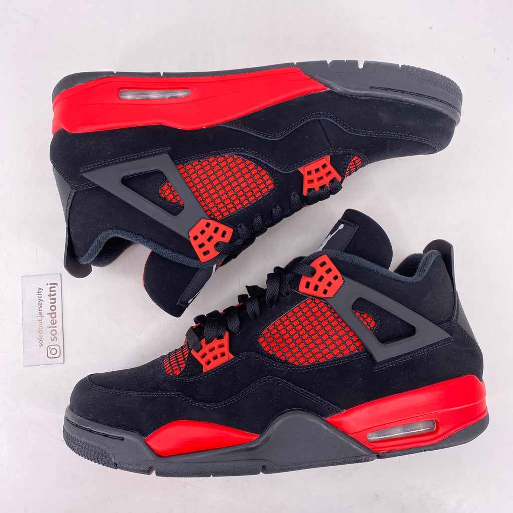 Air Jordan 4 Retro "Red Thunder" 2022 New Size 12