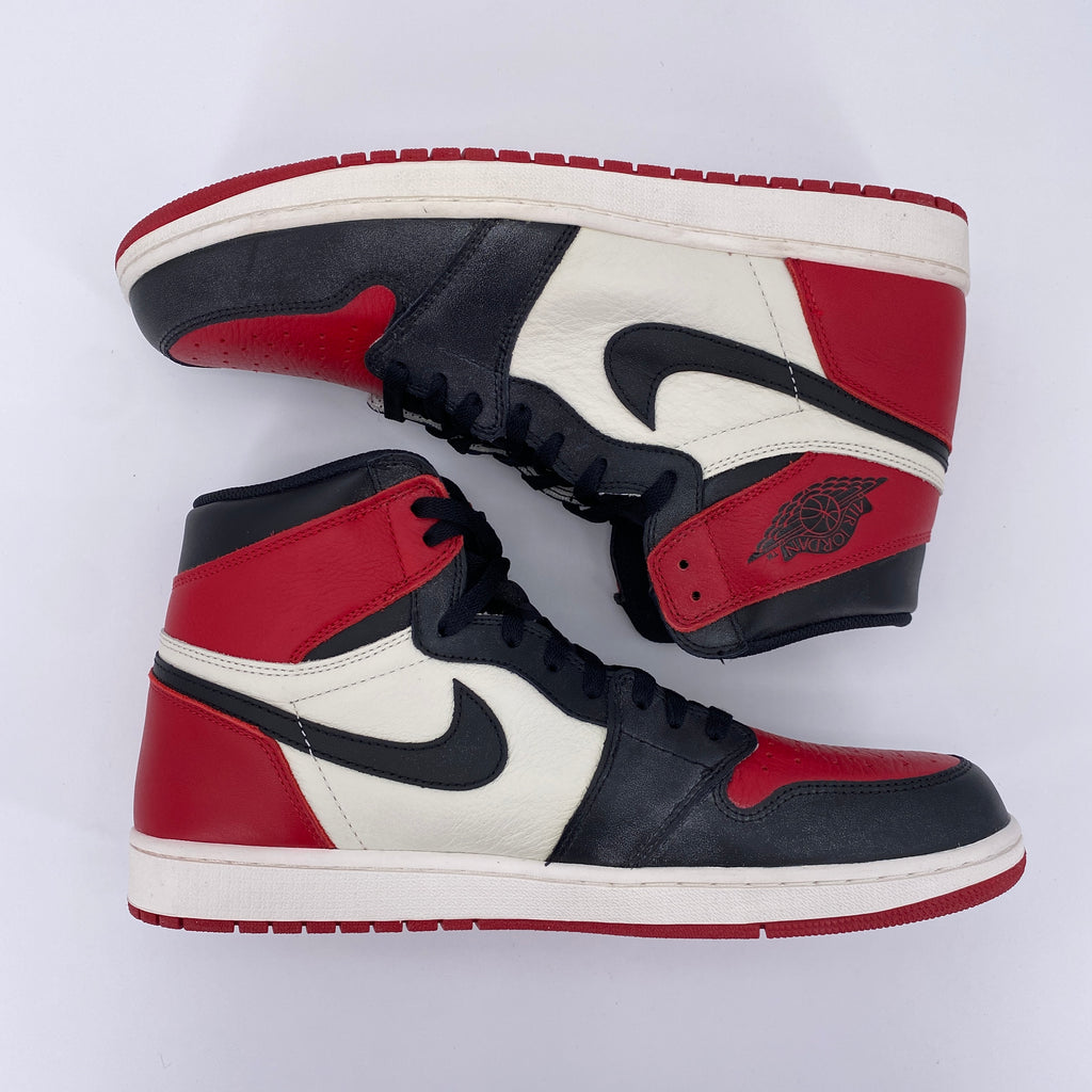 Air Jordan 1 Retro High OG "Bred Toe" 2018 New Size 14