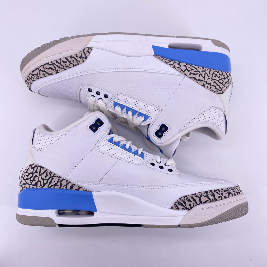 Air Jordan 3 Retro "Unc" 2020 New Size 10