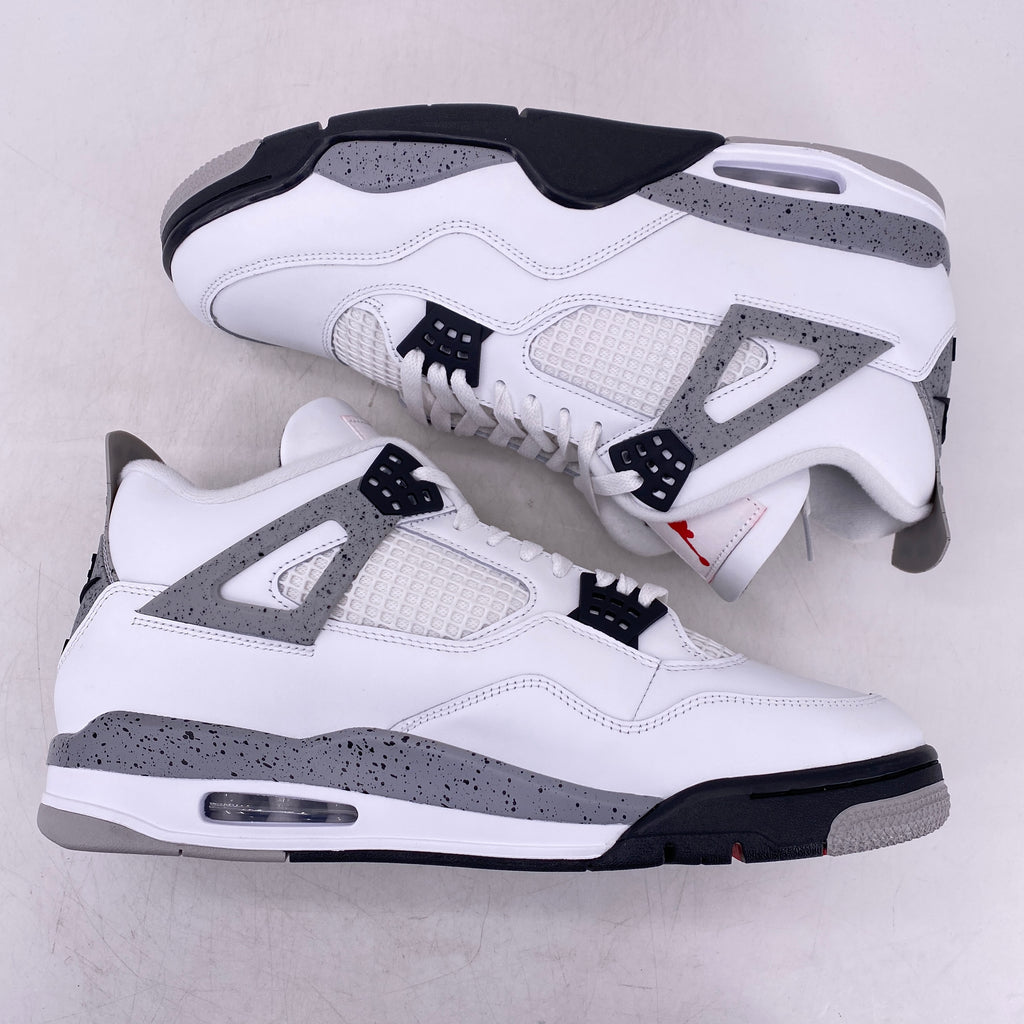 Air Jordan 4 Retro "White Cement" 2025 New Size 13