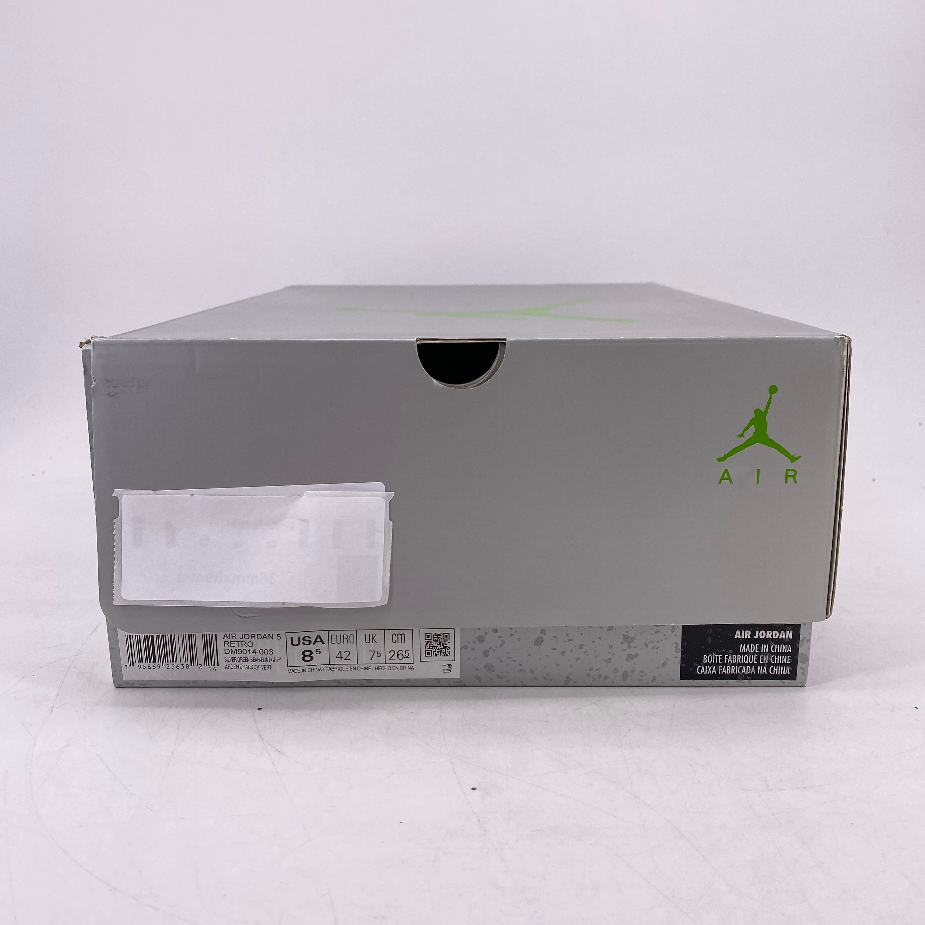 Air Jordan 5 Retro &quot;Green Bean&quot; 2022 New Size 8.5