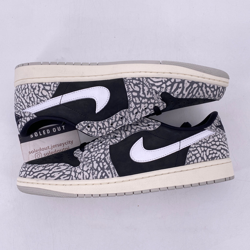Air Jordan 1 Retro Low "Black Cement" 2023 New Size 10.5