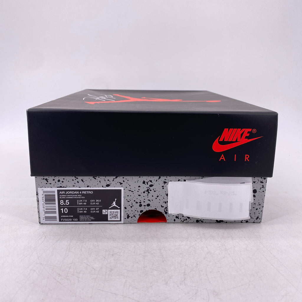 Air Jordan 4 Retro "White Cement" 2025 New Size 8.5