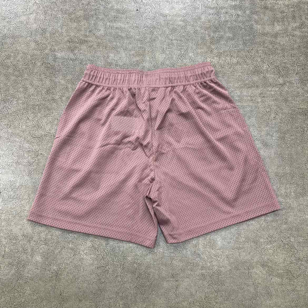 Eric Emanuel Mesh Shorts "BASIC LOGO" Mauve New Size S