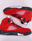 Air Jordan 5 Retro "Raging Bull Red Suede" 2021 Used Size 12.5