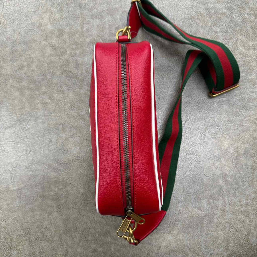 Gucci Shoulder Bag "ADIDAS" New Red