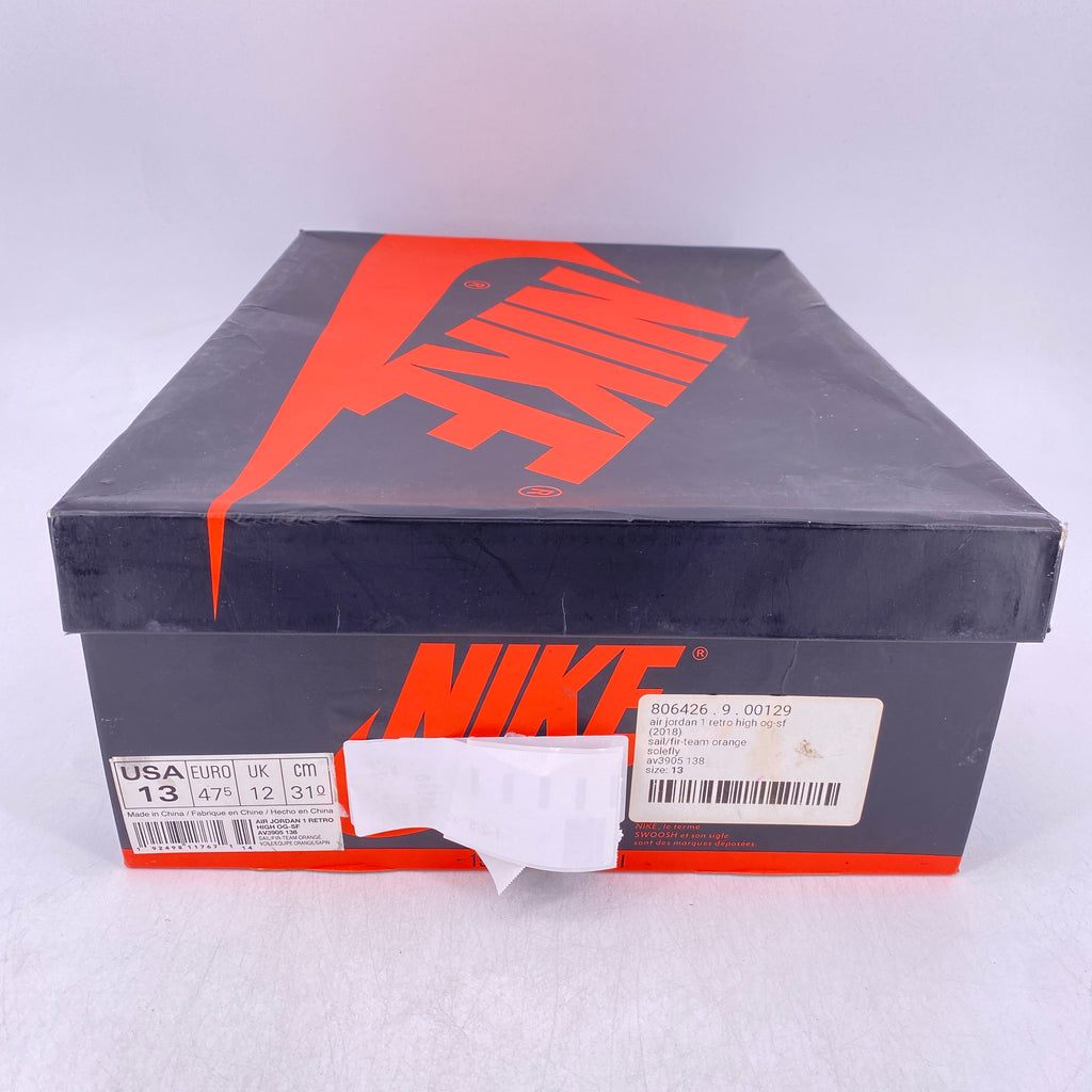 Air Jordan 1 Retro High "Solefly" 2018 New Size 13