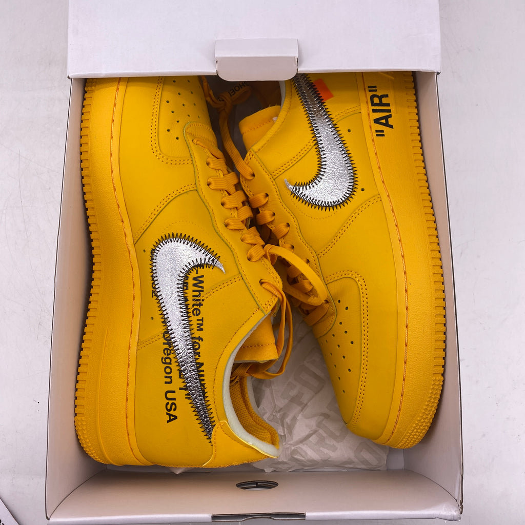 Nike Air Force 1 Low / OW "University Gold" 2021 New Size 10