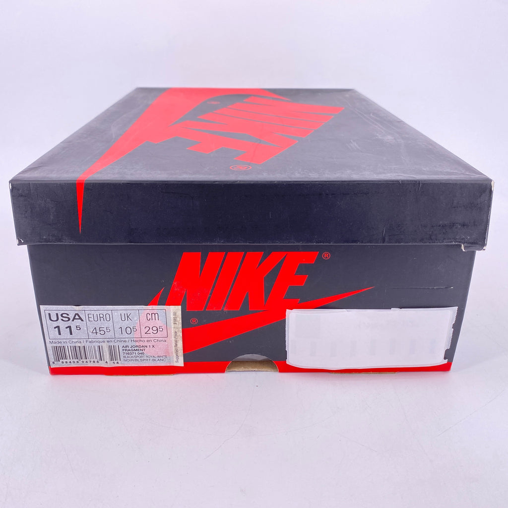 Air Jordan 1 Retro High OG "Fragment" 2014 Used Size 11.5
