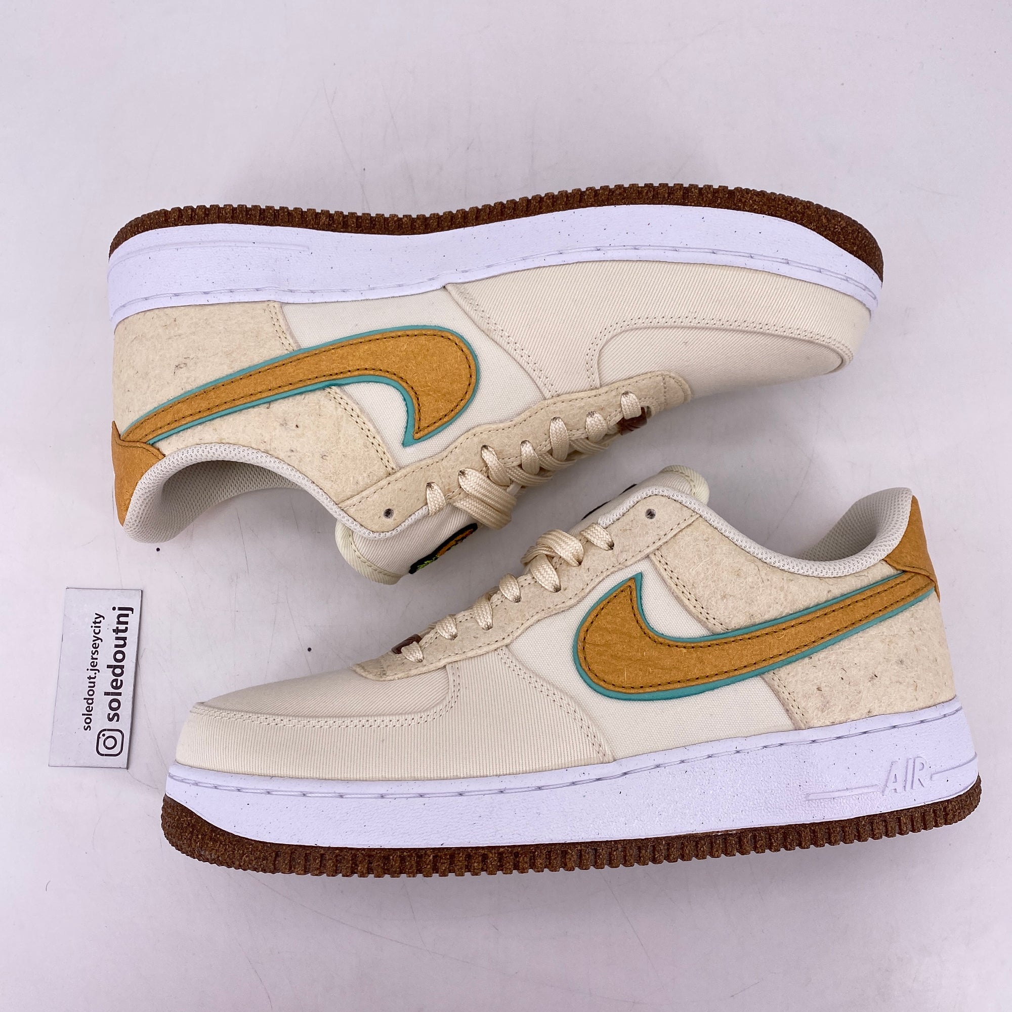 Nike Air Force 1 &#39;07 &quot;Happy Pineapple Coconut&quot; 2021 New Size 10.5