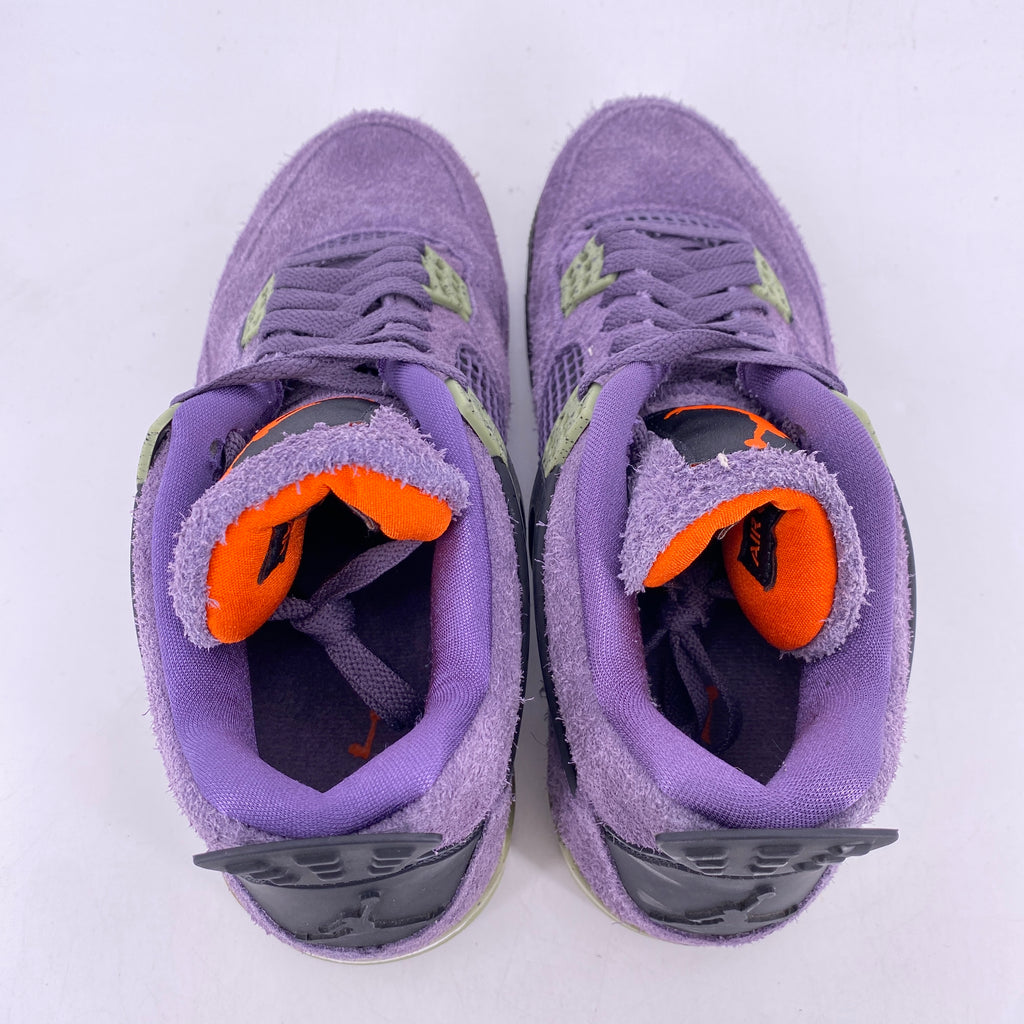 Air Jordan (W) 4 Retro "Canyon Purple" 2022 Used Size 9.5W