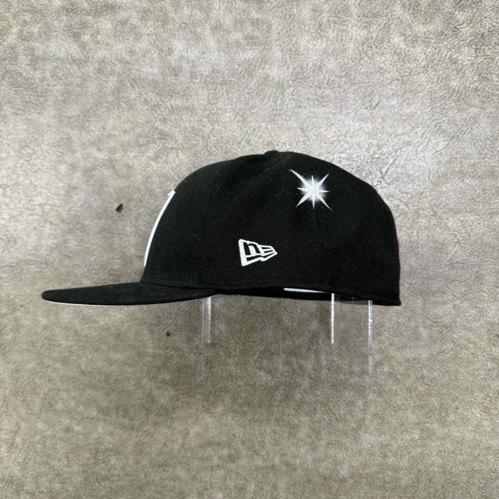 Ay El Ay En Fitted Hat "RAIDERS" New Black Size 7 5/8