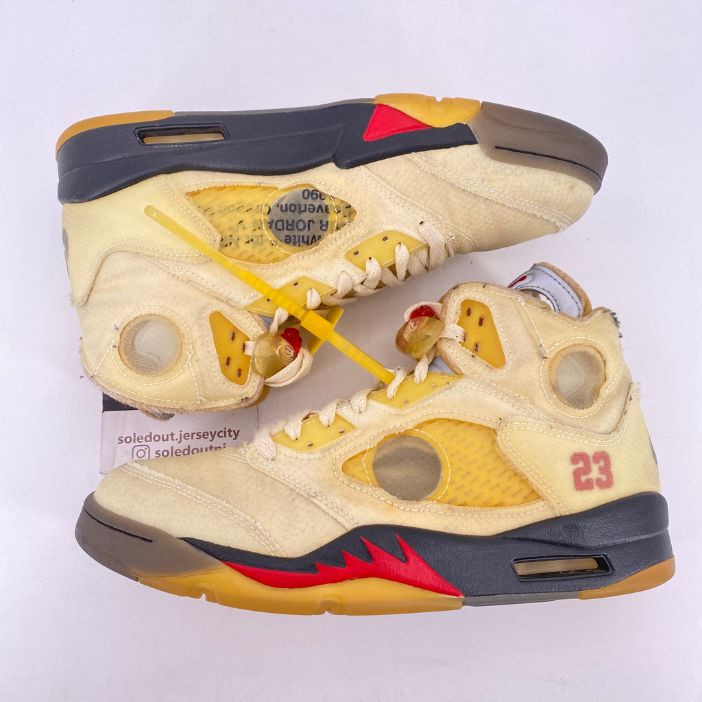 Air Jordan 5 Retro "Ow Sail" 2020 Used Size 9.5